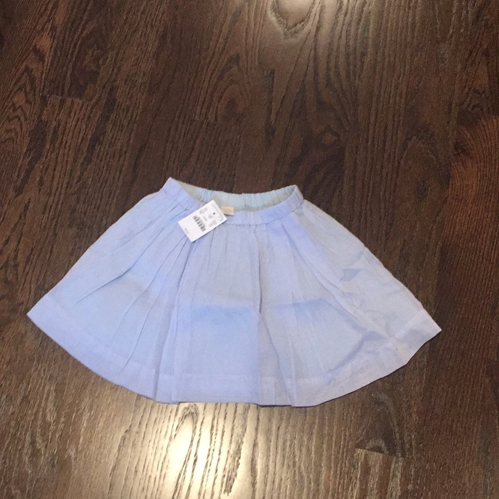🎀NEW🎀 Jcrew Blue cotton lined Skirt - NWT